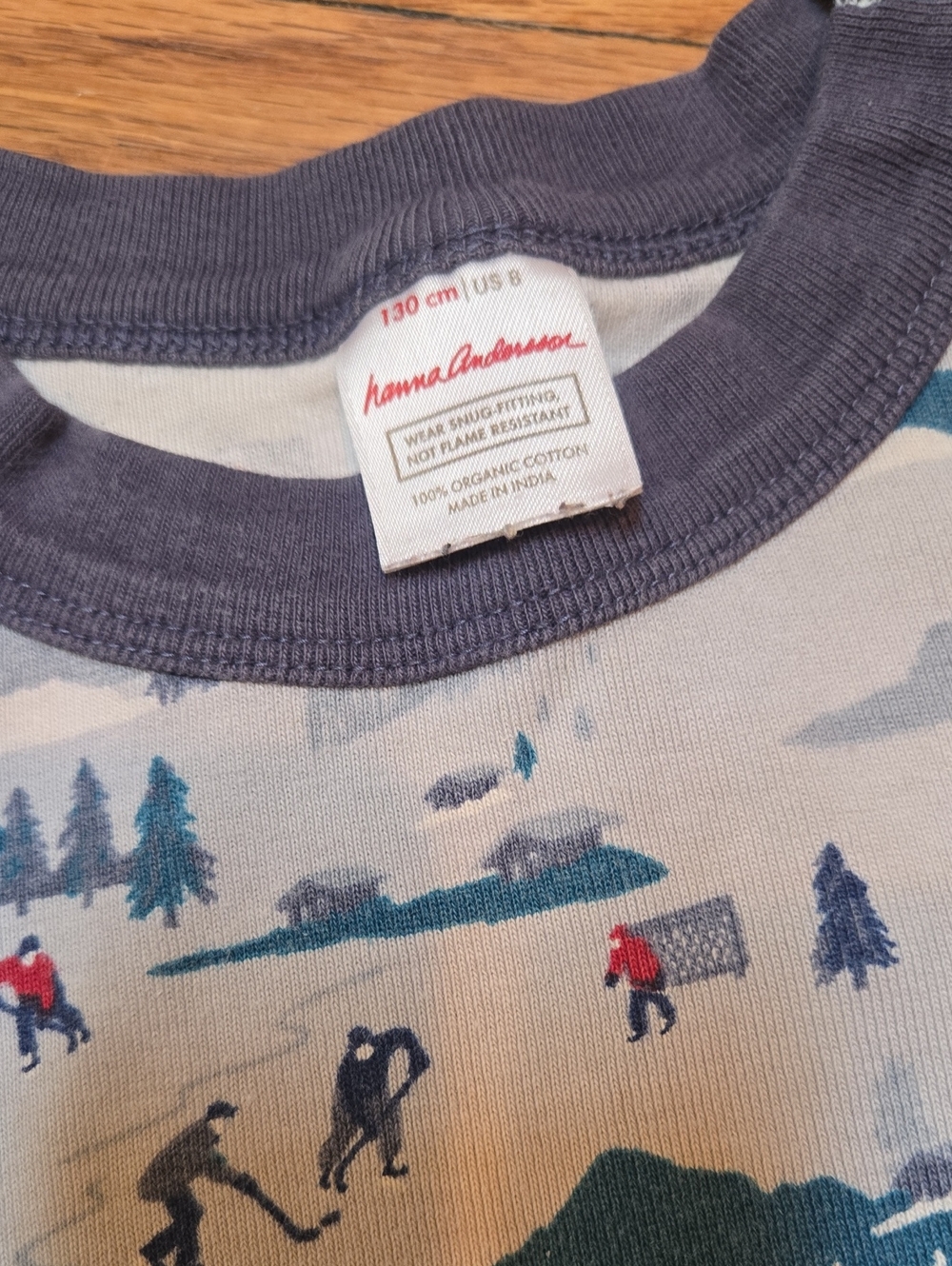 Hanna Andersson Children's Gray Crewneck Sweater - Winter Print